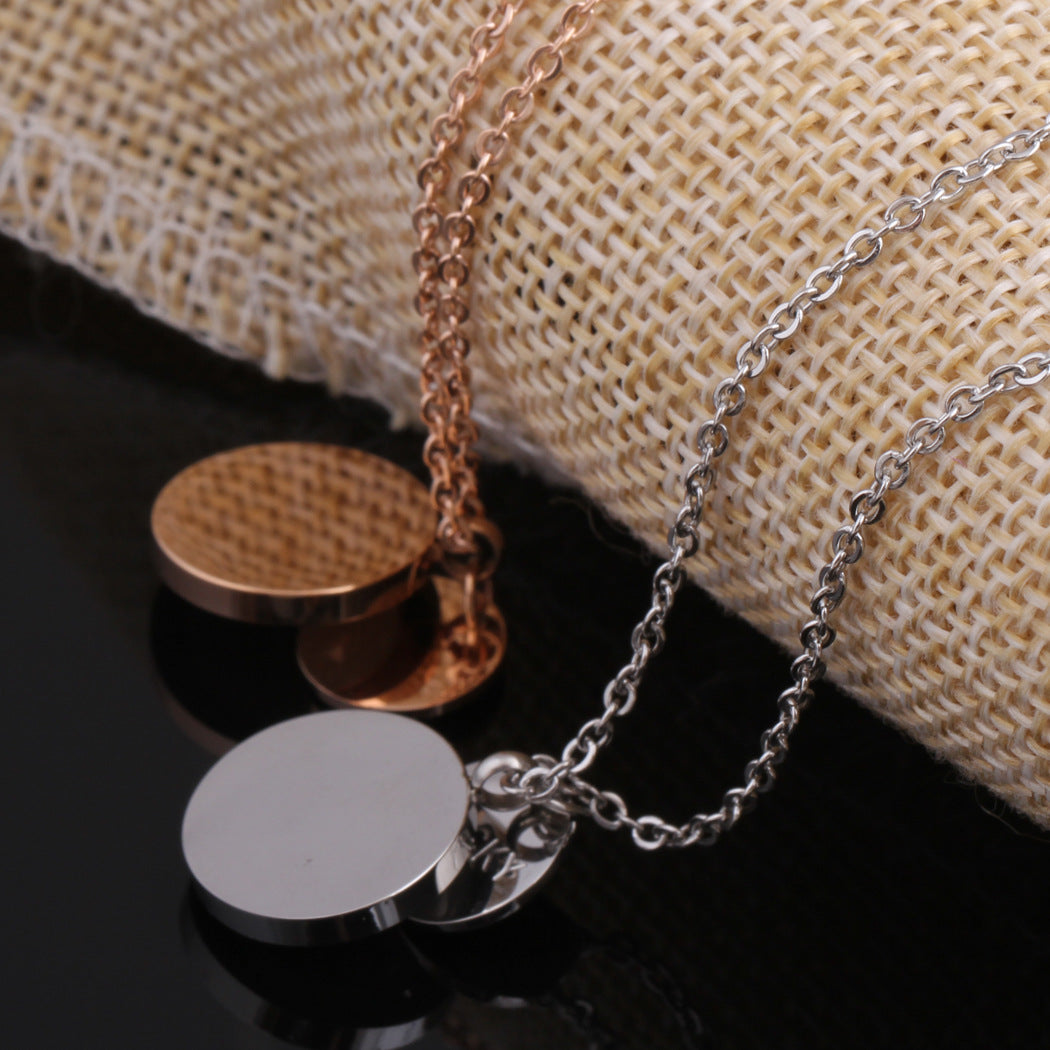 Damen Halskette mit Glücks-Anhänger aus hochwertigem Edelstahl Shop Nory