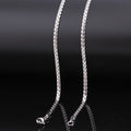 Damen Halskette aus hochwertigem Edelstahl mit modernem Gliederdesign Shop Nory