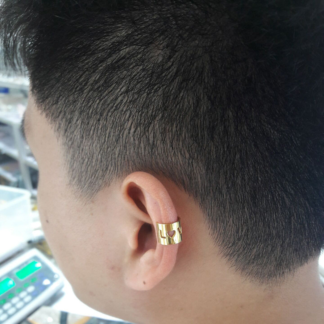 Damen Offene Ringe im modernen Design mit eingraviertem Wort Shop Nory