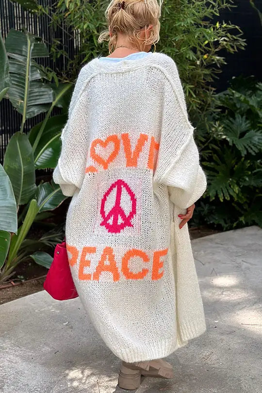 Love & Peace Strickjacke