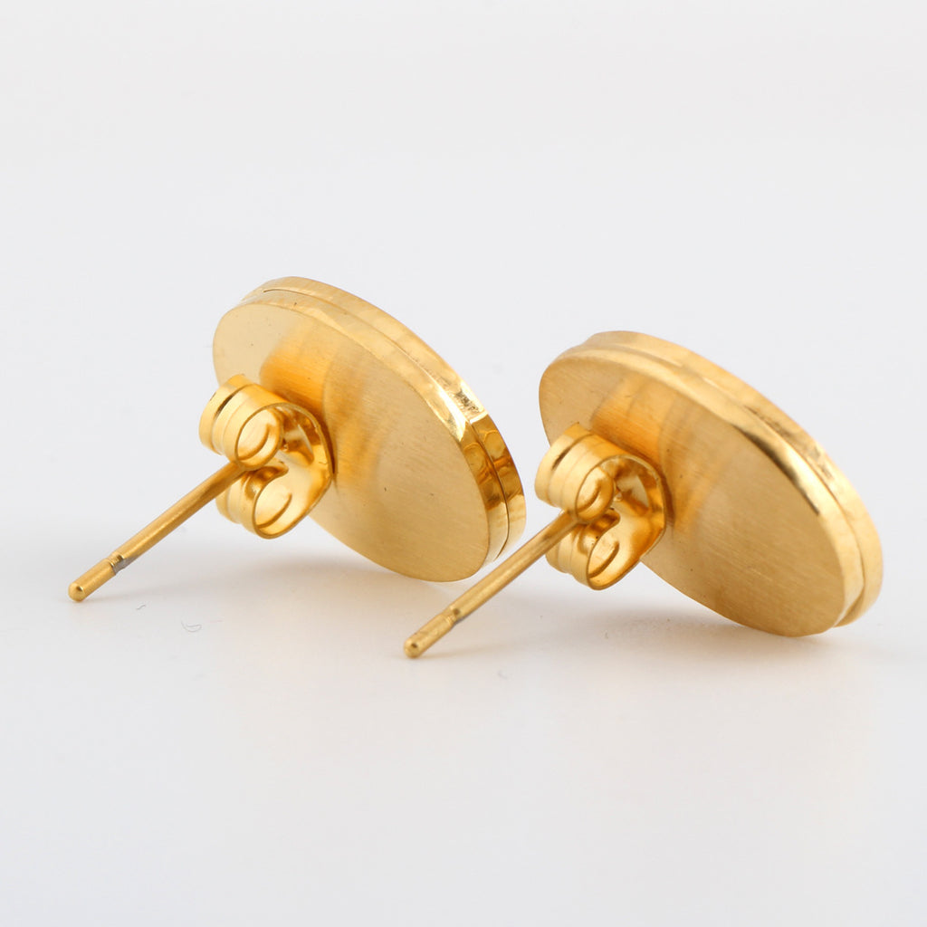 Damen Ohrstecker im modernen, ovalen Design mit zeitloser Eleganz Shop Nory