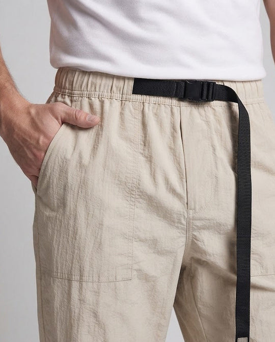 Herren Leichte technische Cargo-Hose mit elastischem Bund und Gurtverschluss Shop Nory