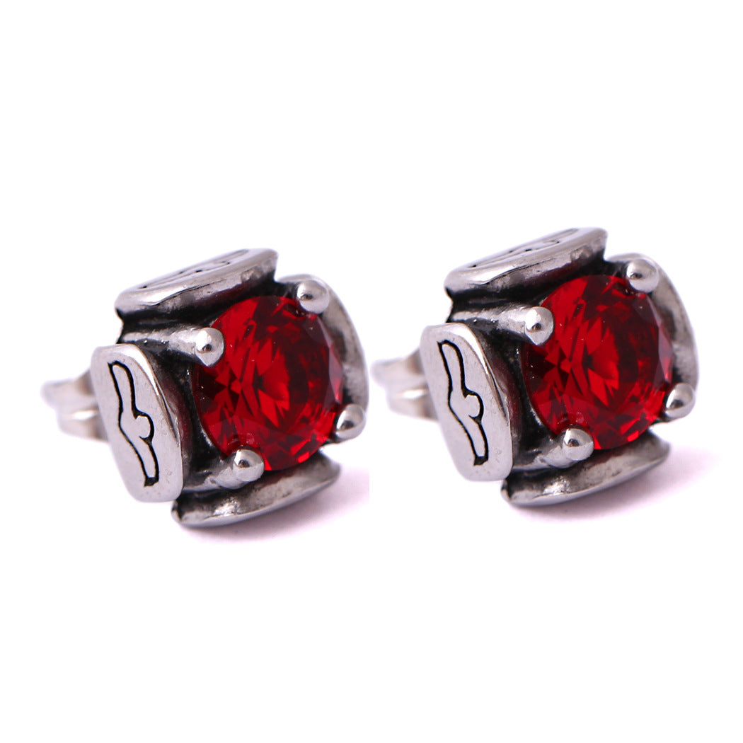 Damen Ohrstecker mit elegantem Zirkonia-Besatz Shop Nory
