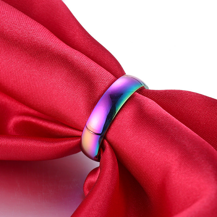 Damen Modischer Ring mit schimmerndem Farbverlauf Shop Nory