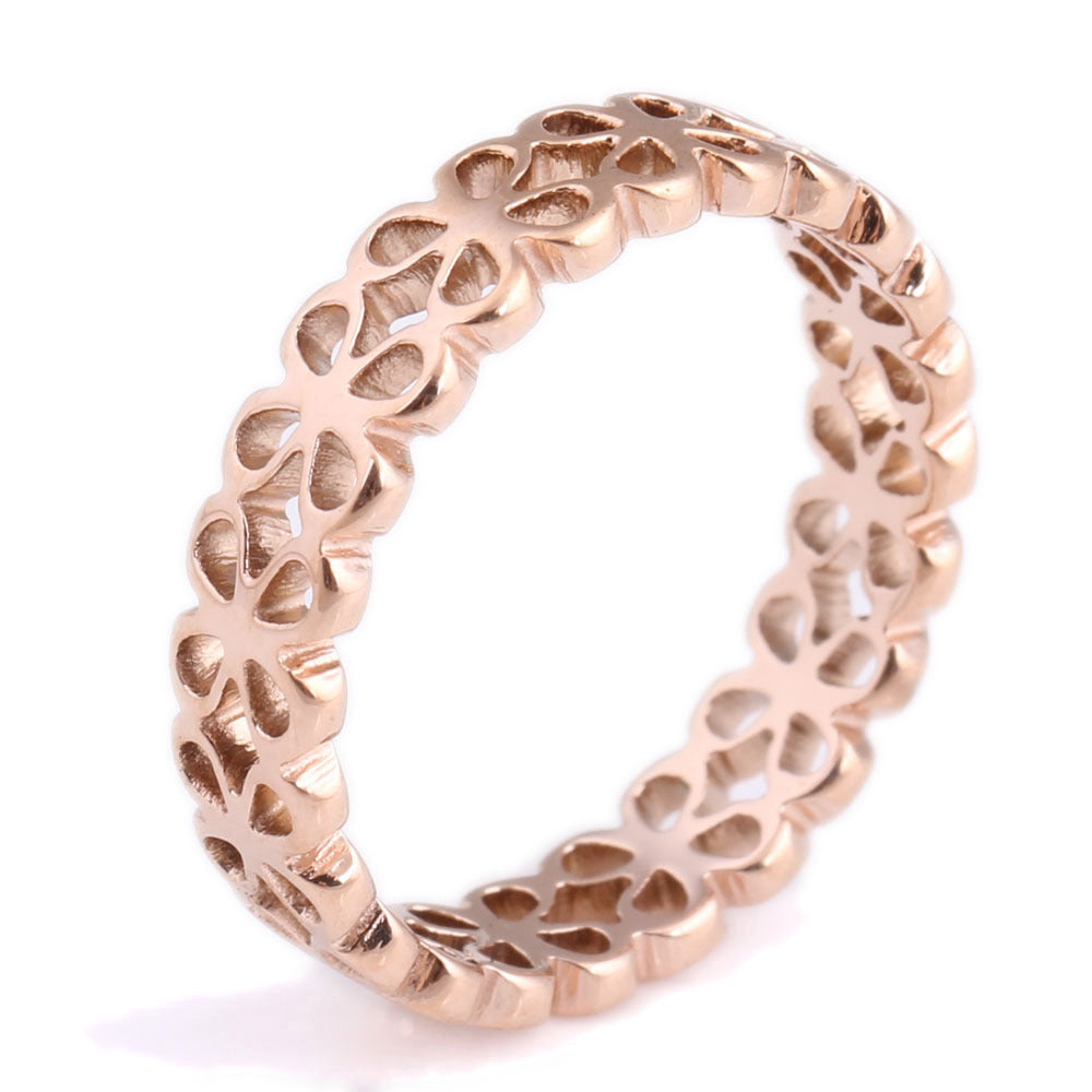 Damen Ring mit eleganten Herzmotiven Shop Nory