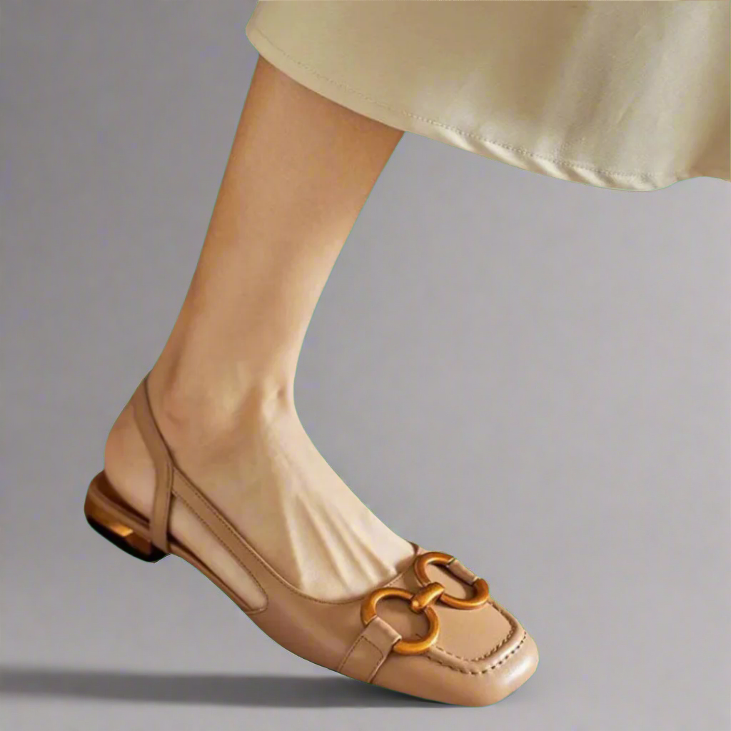Elegante Orthopädische Sandalen mit Blockabsatz