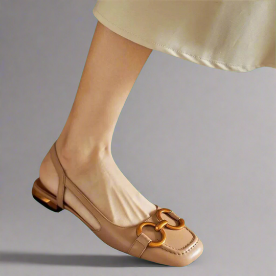 Elegante Orthopädische Sandalen mit Blockabsatz