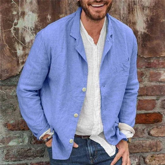 Leichte Baumwoll-blazer für Herren: Komfort und Stil