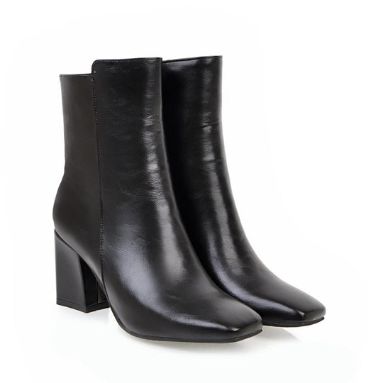 Stiefeletten mit hohem Absatz