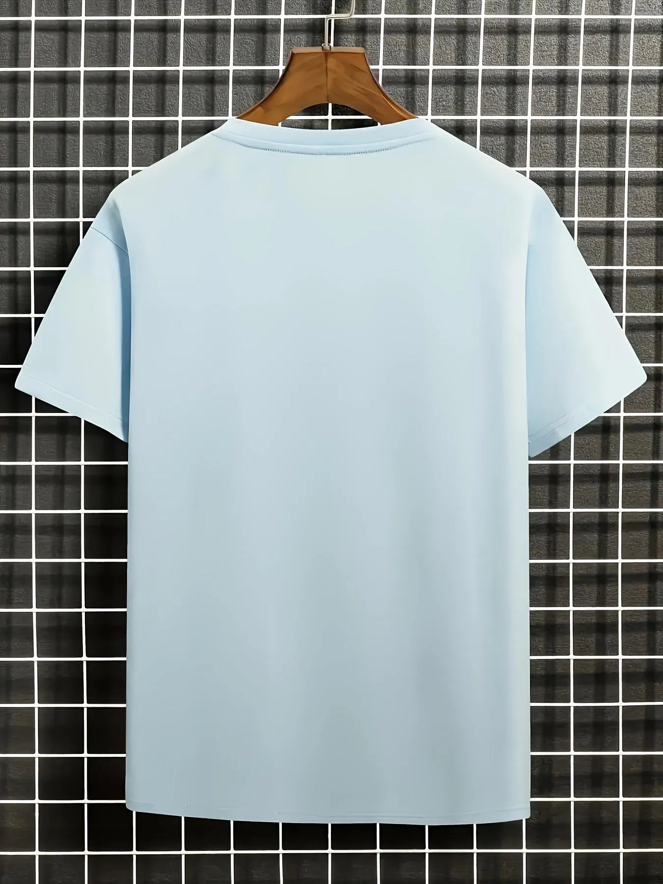 Shopnory | Herren T-Shirt Blumen und Wellen Design