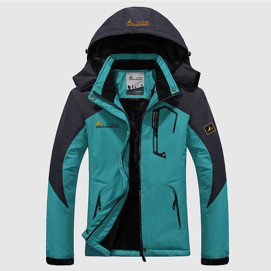 Herren dreilagige Thermo‑Trekkingjacke mit abnehmbarer Kapuze und hochflorigem Fleecefutter Shop Nory