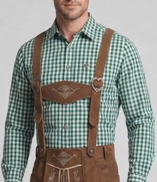 Herren traditionelle Lederhosen mit aufwendiger Stickerei Shop Nory