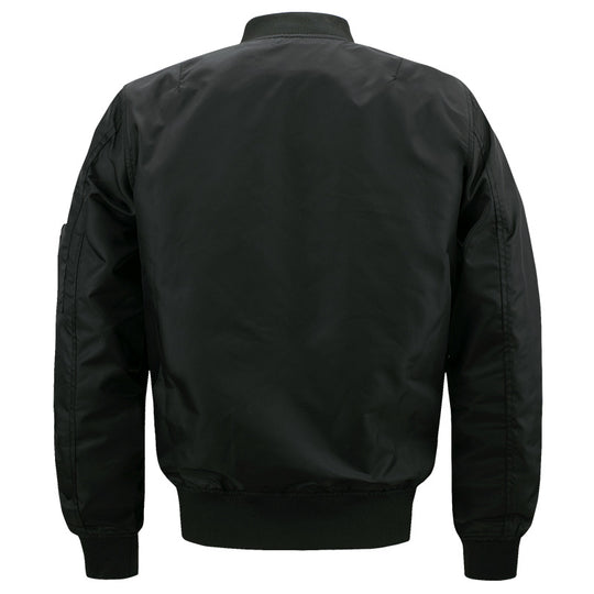 Herren leichter gesteppter Nylon-Bomber mit Utility-Ärmeltasche und gerippten Bündchen Shop Nory