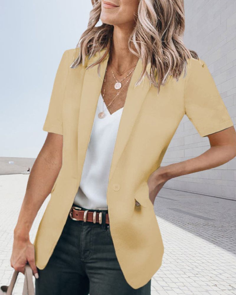 Kurzärmliger Blazer