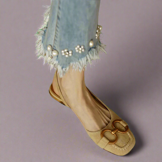 Elegante Orthopädische Sandalen mit Blockabsatz