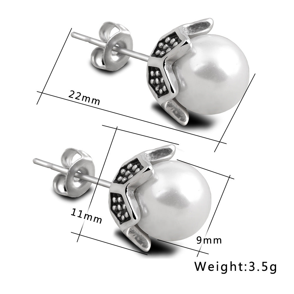 Damen Ohrstecker mit eleganten Perlen und zeitlosem Design Shop Nory