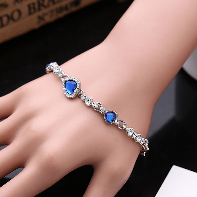 Herz-Kristall-Armband | Shop Nory