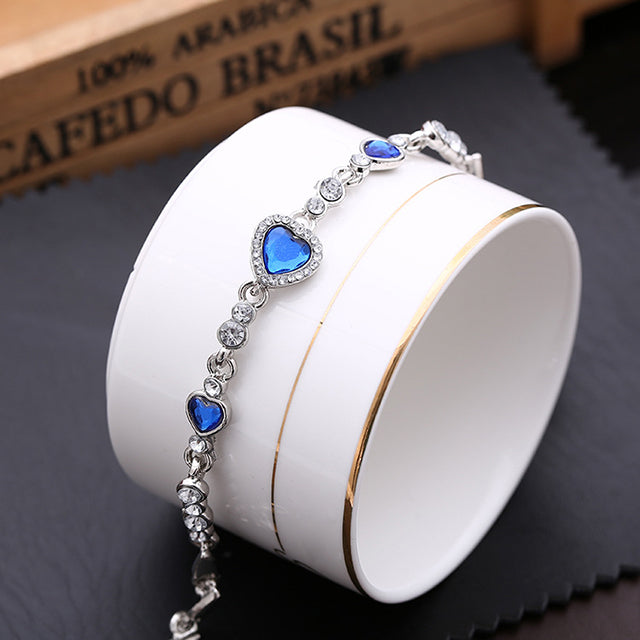 Herz-Kristall-Armband | Shop Nory