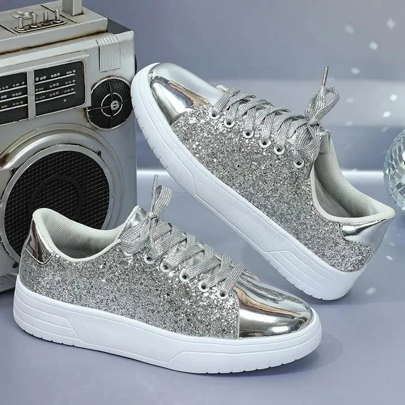 Shopnory | Glittering Sneakers With Sequins