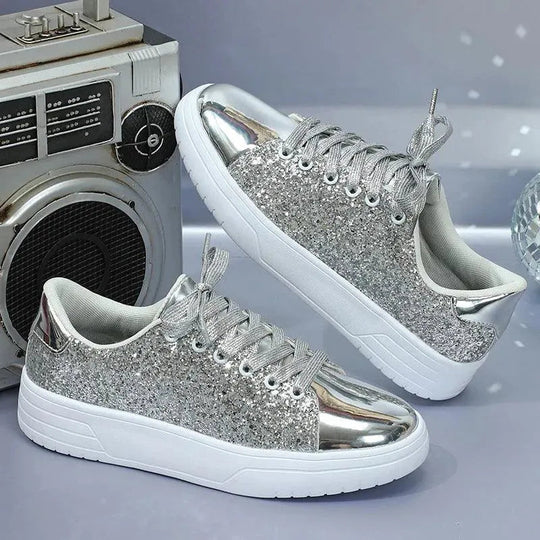 Shopnory | Glittering Sneakers With Sequins