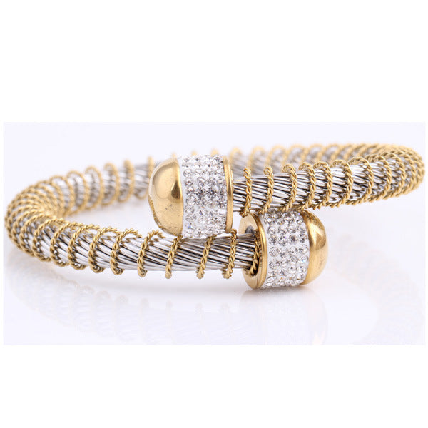 Damen Stylishes Armband mit Glitzersteinen Shop Nory