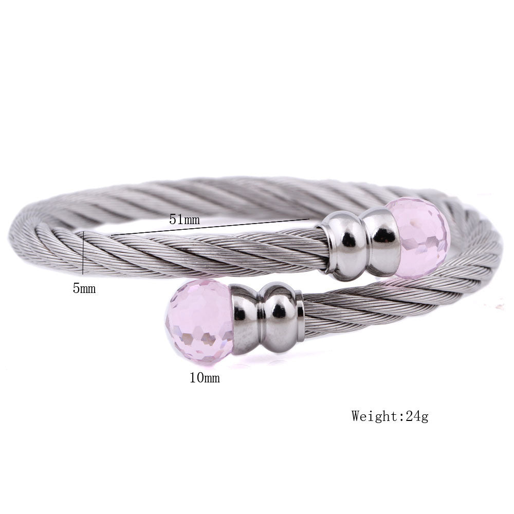 Damen Armreif mit funkelnden Kristall-Detail Shop Nory