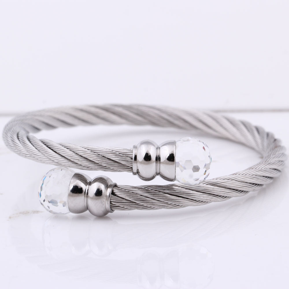 Damen Armreif mit funkelnden Kristall-Detail Shop Nory