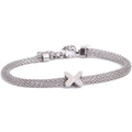 Damen Armband mit filigranem Schmetterlingsanhänger und eleganter Kettenstruktur Shop Nory