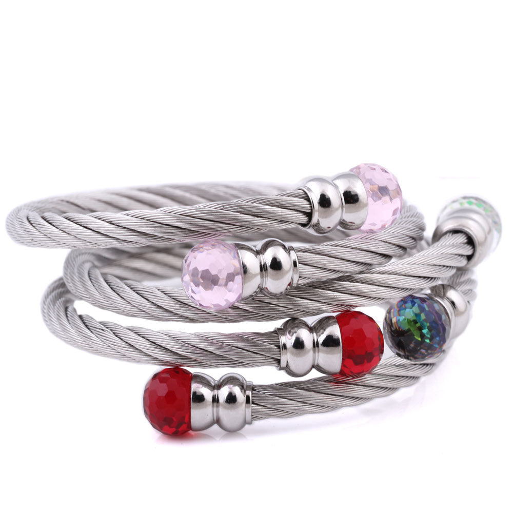 Damen Armreif mit funkelnden Kristall-Detail Shop Nory