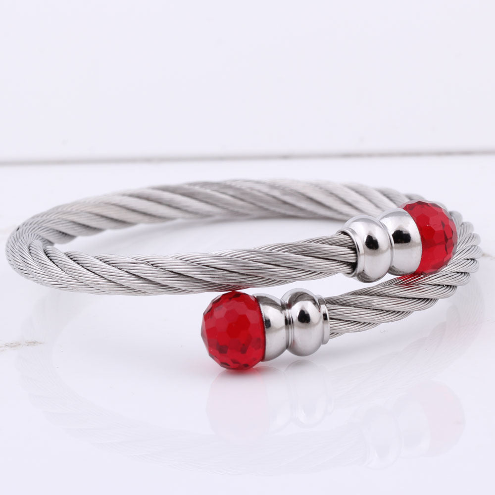 Damen Armreif mit funkelnden Kristall-Detail Shop Nory