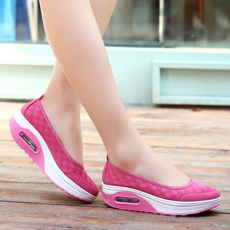Damen Komfortable Slip-On Sneakers mit dämpfendem Air-Cushion-System