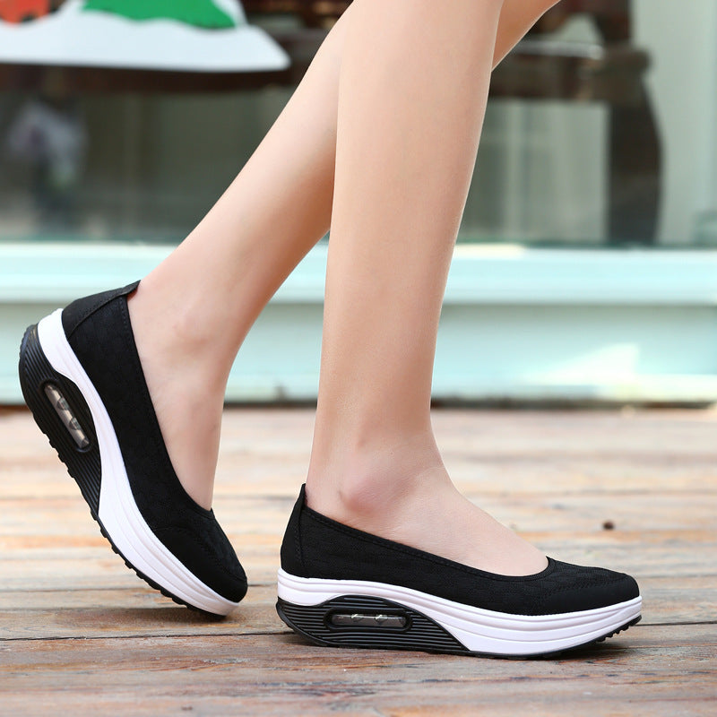 Damen Komfortable Slip-On Sneakers mit dämpfendem Air-Cushion-System