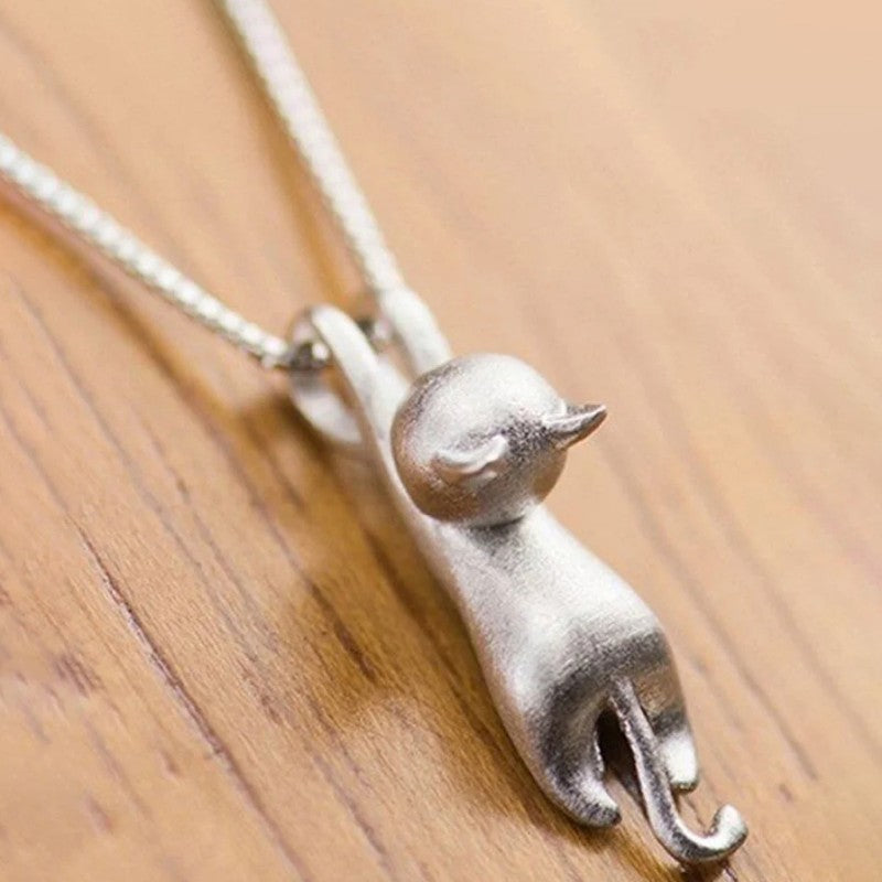 Kreative Katzen-Anhänger-Halskette | Shop Nory