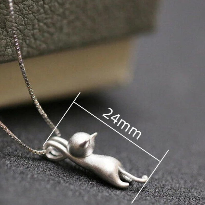 Kreative Katzen-Anhänger-Halskette | Shop Nory