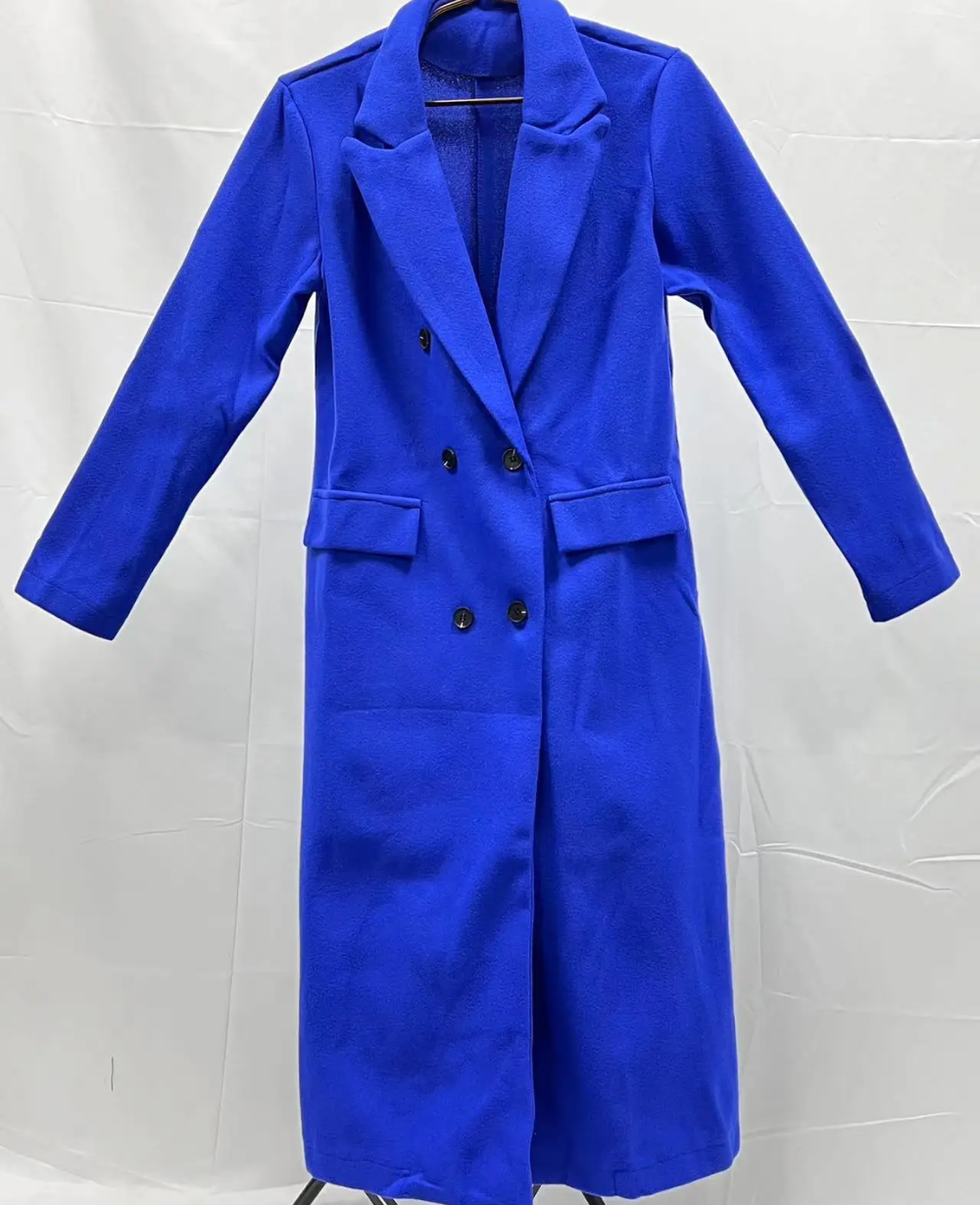 Lange Elegante Taillierte Trenchcoat Für Damen | Perfekt Für Herbst Und Winter