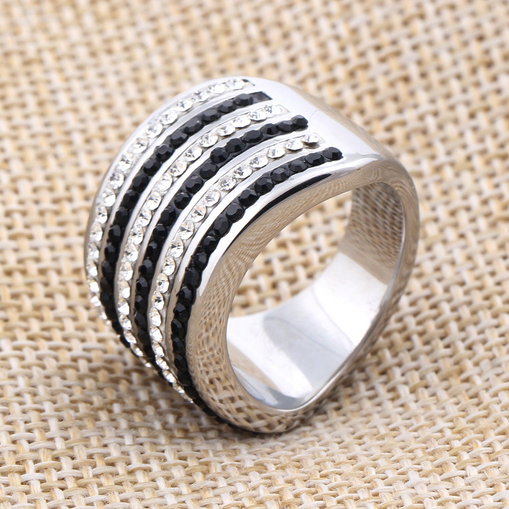Herren Ring mit feinen Zirkonstein-Akzenten Shop Nory