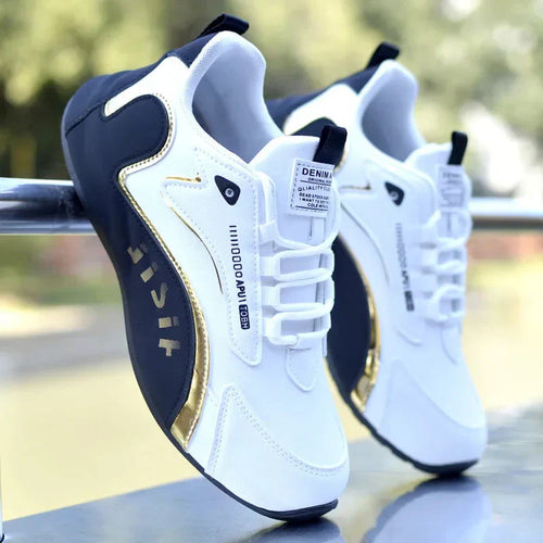 Orthopädische Luxus Weiße Sneakers