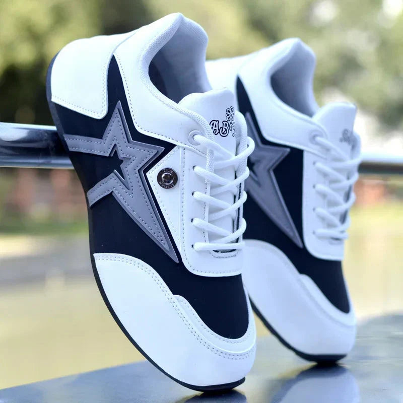 Orthopädische Luxus Weiße Sneakers