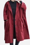 Wasserdichte Oversized Windjacke