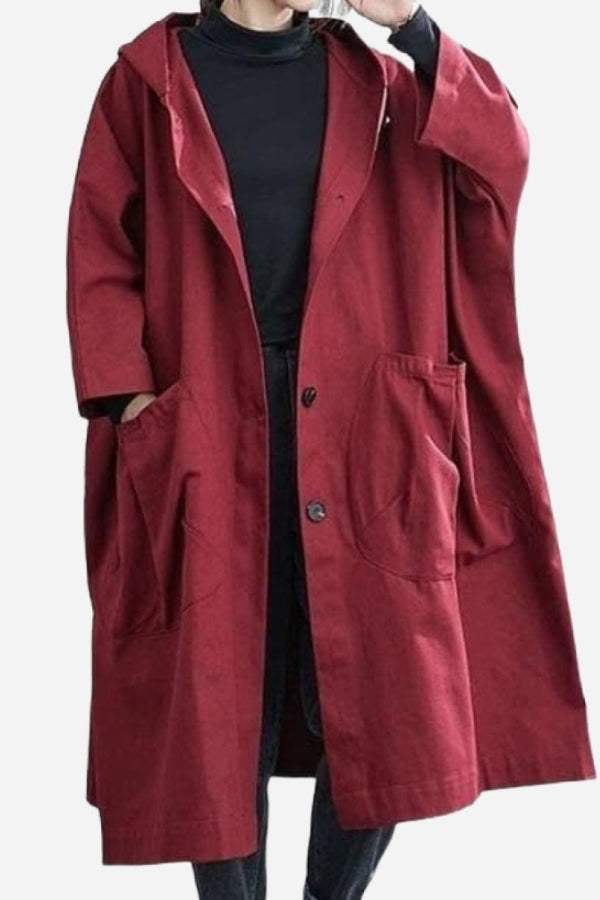 Wasserdichte Oversized Windjacke