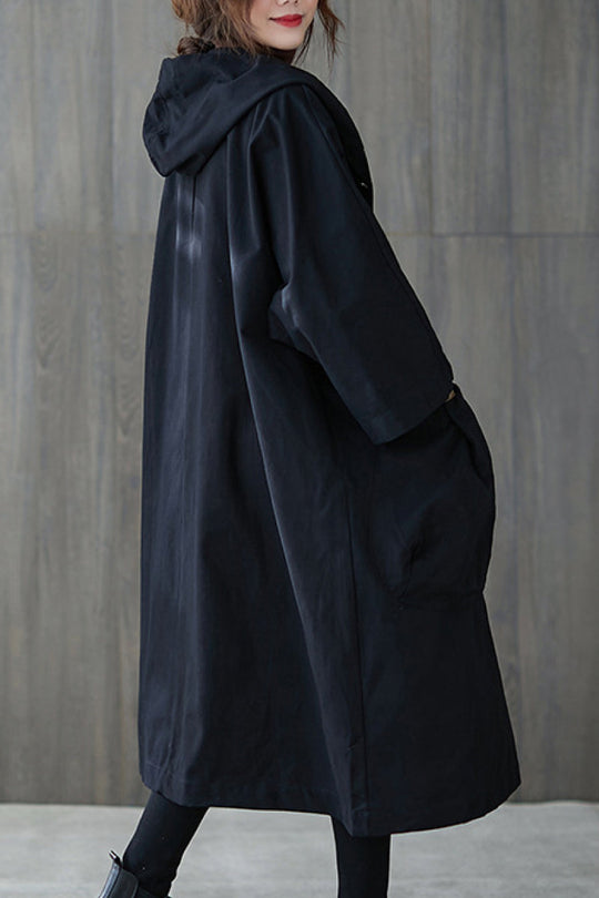 Wasserdichte Oversized Windjacke