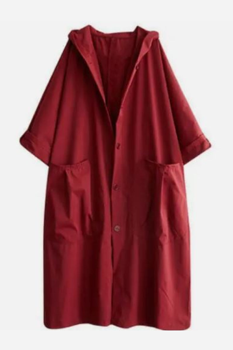 Wasserdichte Oversized Windjacke