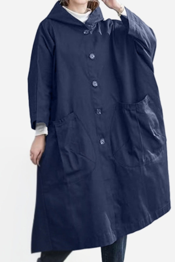 Wasserdichte Oversized Windjacke