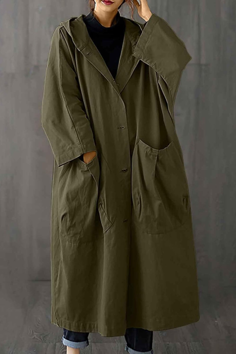 Wasserdichte Oversized Windjacke