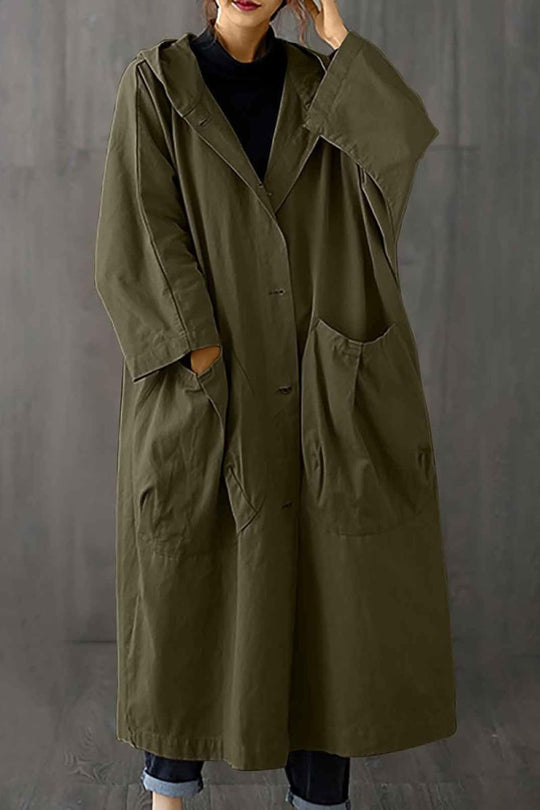 Wasserdichte Oversized Windjacke