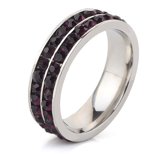 Damen Ring mit facettiertem, edlen Zirkonia-Besatz Shop Nory