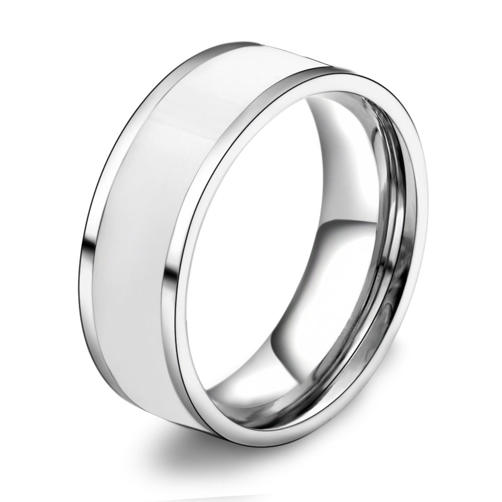 Herren Edelstahlring mit modernem, schlichten Design Shop Nory