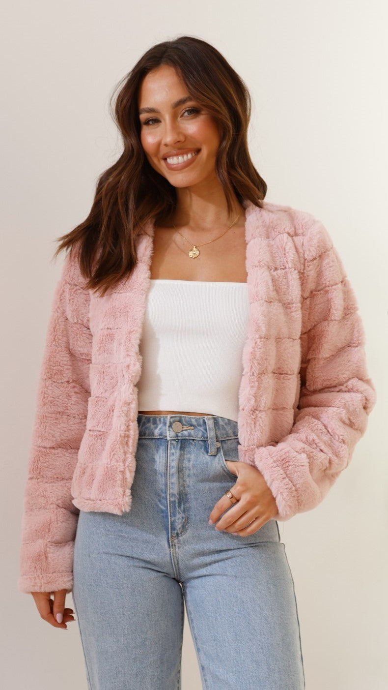 Luxus Damen Crop Jacke