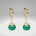 Edelstein/Nikolaus Huggie Ohrringe | Shop Nory