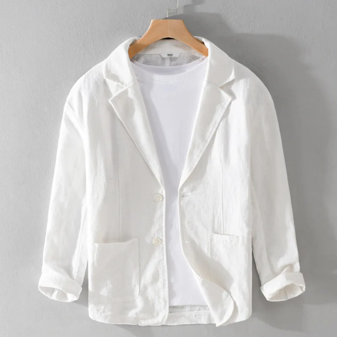 Wesentliche Leinenjacke